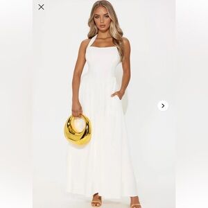 White fashion nova dress NWT SIZE XL and 1X